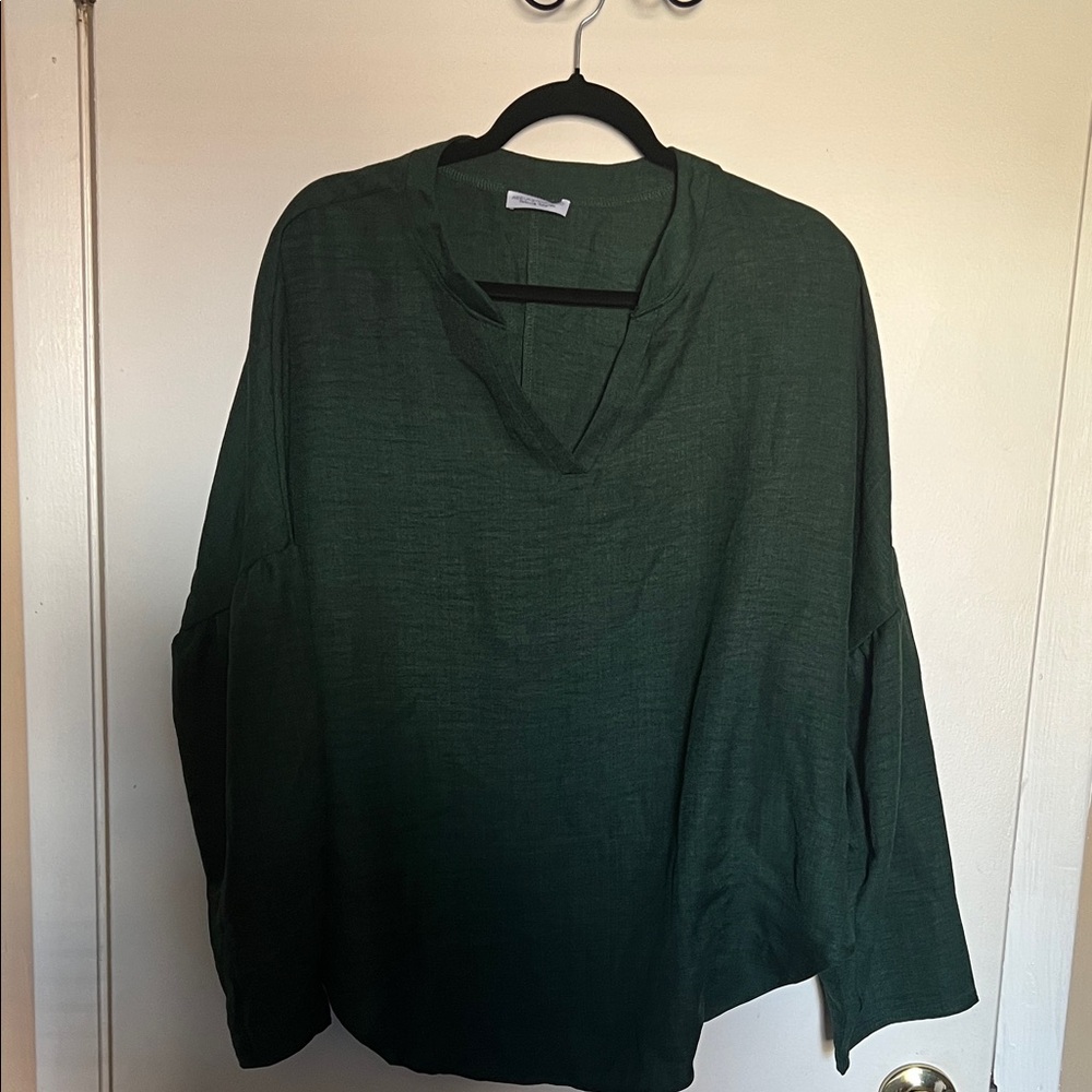 Abela Story + Co Dark Green Women's Blouse